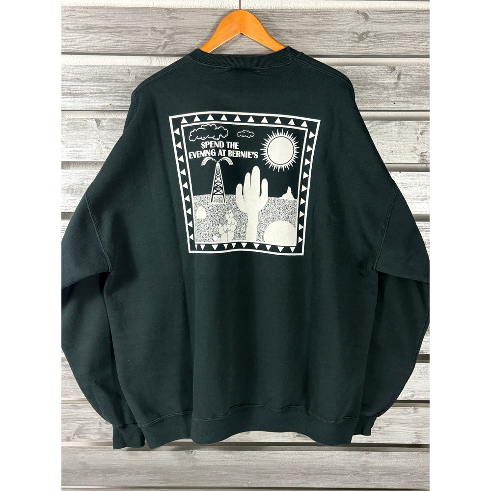 Vintage Jerzees Super Sweats Bernies Giddings Texas Oil Sweatshirt 3XL/XXL shirt
